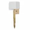 Regina Andrew Tower Sconce (Polished Brass)