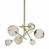Regina Andrew Molten Chandelier With Smoke Glass (Natural Brass)
