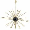 Regina Andrew Nebula Chandelier Large (Black & Natural Brass)