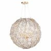 Regina Andrew Cheshire Chandelier Large (Gold Leaf) 2 Regina Andrew Cheshire Chandelier Large (Gold Leaf)