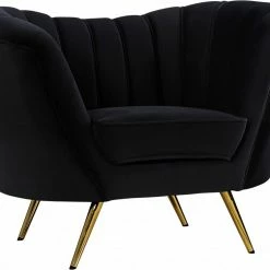 Chic House Forever Margo Velvet Chair