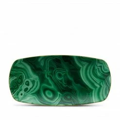 L'OBJET Malachite Rectangular Tray - Medium