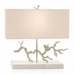 John Richard Bird On Branch Table Lamp