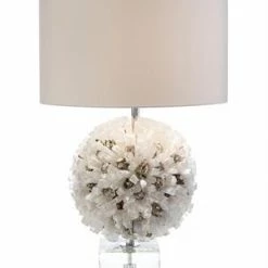John Richard Selenite And Mica Table Lamp