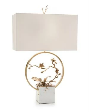 John Richard Antique Brass Orchid Table Lamp 3 John Richard Antique Brass Orchid Table Lamp