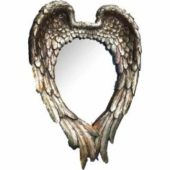 Chic House Forever Home Décor Wing Mirror