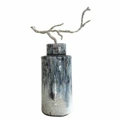 Chic House Forever Terracotta Lidded Jar