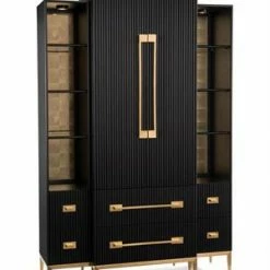 John Richard Black Satin Cabinet