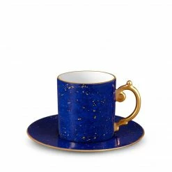 L'OBJET Lapis Espresso Cup + Saucer