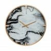 Chic House Forever White Marble Stone Clock
