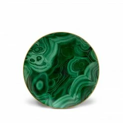 L'OBJET Malachite Dessert Plates (Set Of 4)