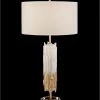 John Richard Gold Leaf Selenite Table Lamp 2 John Richard Gold Leaf Selenite Table Lamp