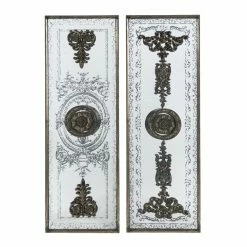 Chic House Forever Home Décor S/2 Doorways Mirrored Wall Art