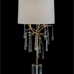 John Richard Branched Crystal Table Lamp