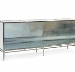 John Richard Slated Four Door Credenza