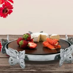 Vagabond House/Arthur Court Vagabond House / Arthur Court Butterfly Wood Cheese Board