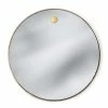 Regina Andrew Hanging Circular Mirror (Natural Brass)