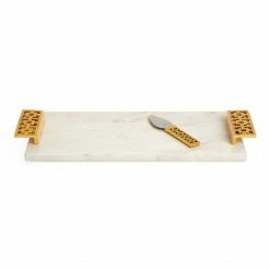 Jonathan Adler Nixon Cheese Board And Knife Set