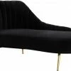 Chic House Forever Margo Velvet Chaise Lounge