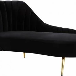 Chic House Forever Margo Velvet Chaise Lounge
