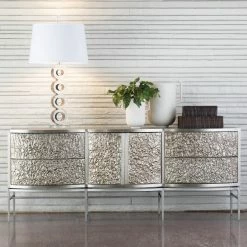 Global Views Crinkle Long Cabinet