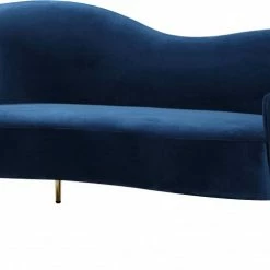 Chic House Forever Living Room Ritz Velvet Loveseat