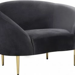 Chic House Forever Ritz Velvet Chair Living Room