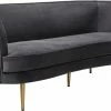 Chic House Forever Living Room Vivian Velvet Sofa 2 Chic House Forever Living Room Vivian Velvet Sofa