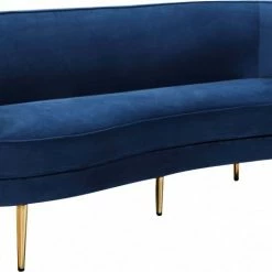 Chic House Forever Living Room Vivian Velvet Sofa