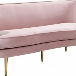 Chic House Forever Living Room Vivian Velvet Sofa