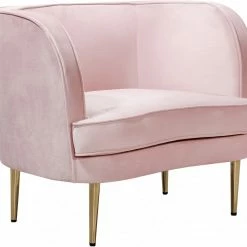 Chic House Forever Living Room Vivian Velvet Chair