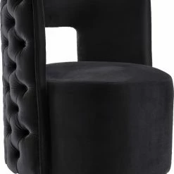 Chic House Forever Living Room Theo Velvet Accent Chair