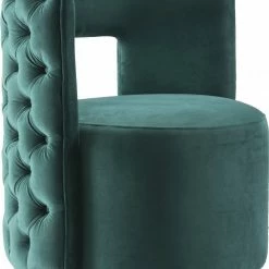 Chic House Forever Living Room Theo Velvet Accent Chair