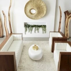 Phillips Collection Convergence Mirror, Resin, Gold Leaf