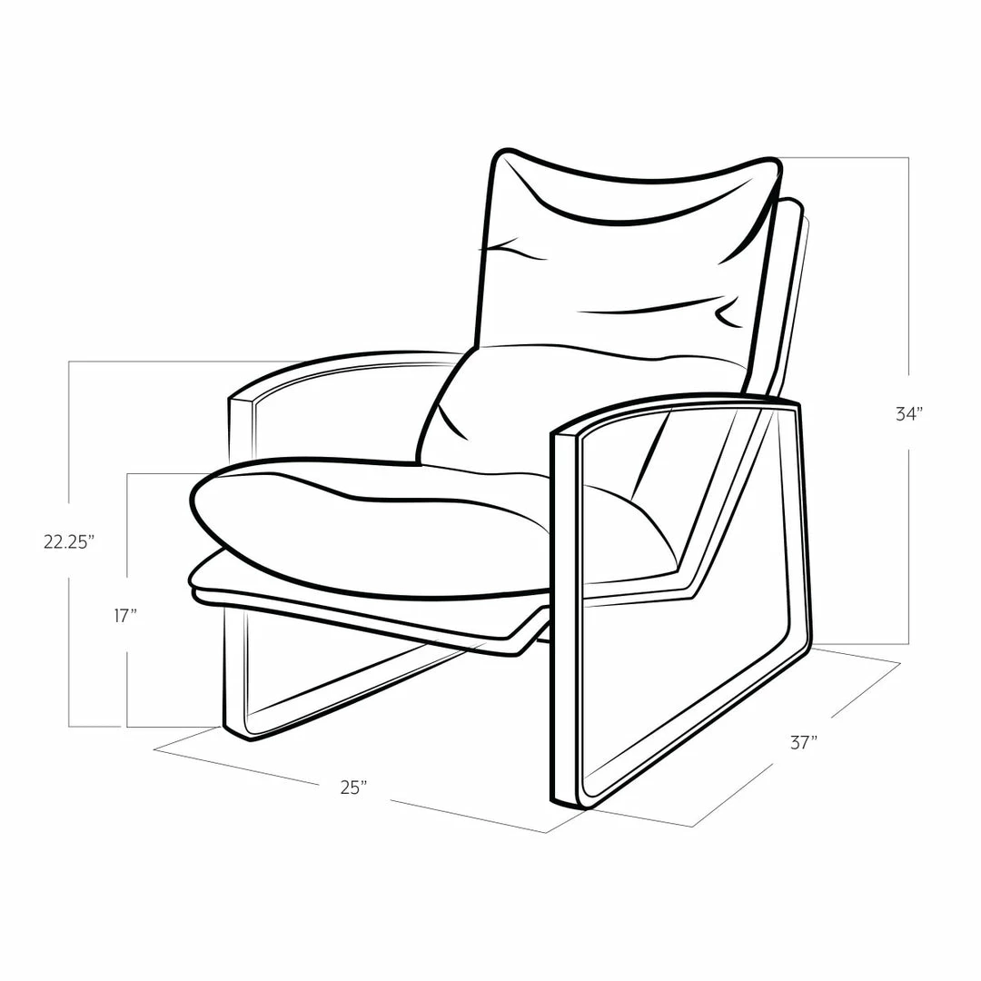 Regina Andrew Austin Lounge Chair (Polished Brass) 4 Regina Andrew Austin Lounge Chair (Polished Brass)