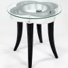 Chic House Forever 4441 End Table Silver Living Room