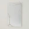 Global Views Twig Mirror-Silver Leaf-Lg