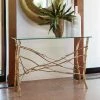 Global Views Twig Console-Gold Leaf