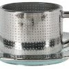 Chic House Forever Housewares Silver Cup & Saucer