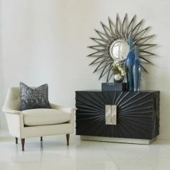 Global Views Pleated Two-Door Cabinet