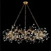 John Richard Waving Twelve Light Quartz Chandelier