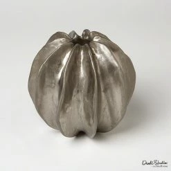 Global Views Sea Star Vase-Matte Silver