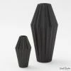 Global Views Milos Vase-Matte Black