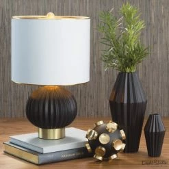 Global Views Milos Vase-Matte Black