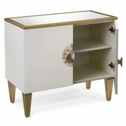 John Richard Tyrol Two Door Side Cabinet In Alabaster