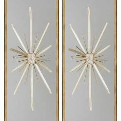 John Richard North Star Wall Decor Set Of 2
