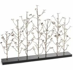 John Richard Organically Grown Sculptural Fireplace Screen