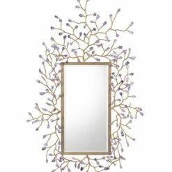 John Richard Budding Amethyst Mirror