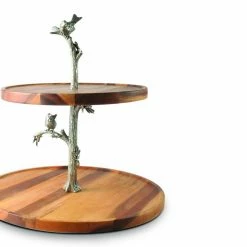 Vagabond House/Arthur Court Song Bird Cheese Stand Two Tier Vagabond House / Arthur Court