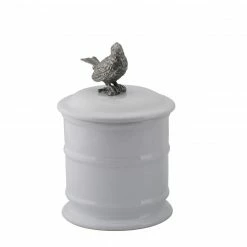 Vagabond House/Arthur Court Song Bird Stoneware Canister